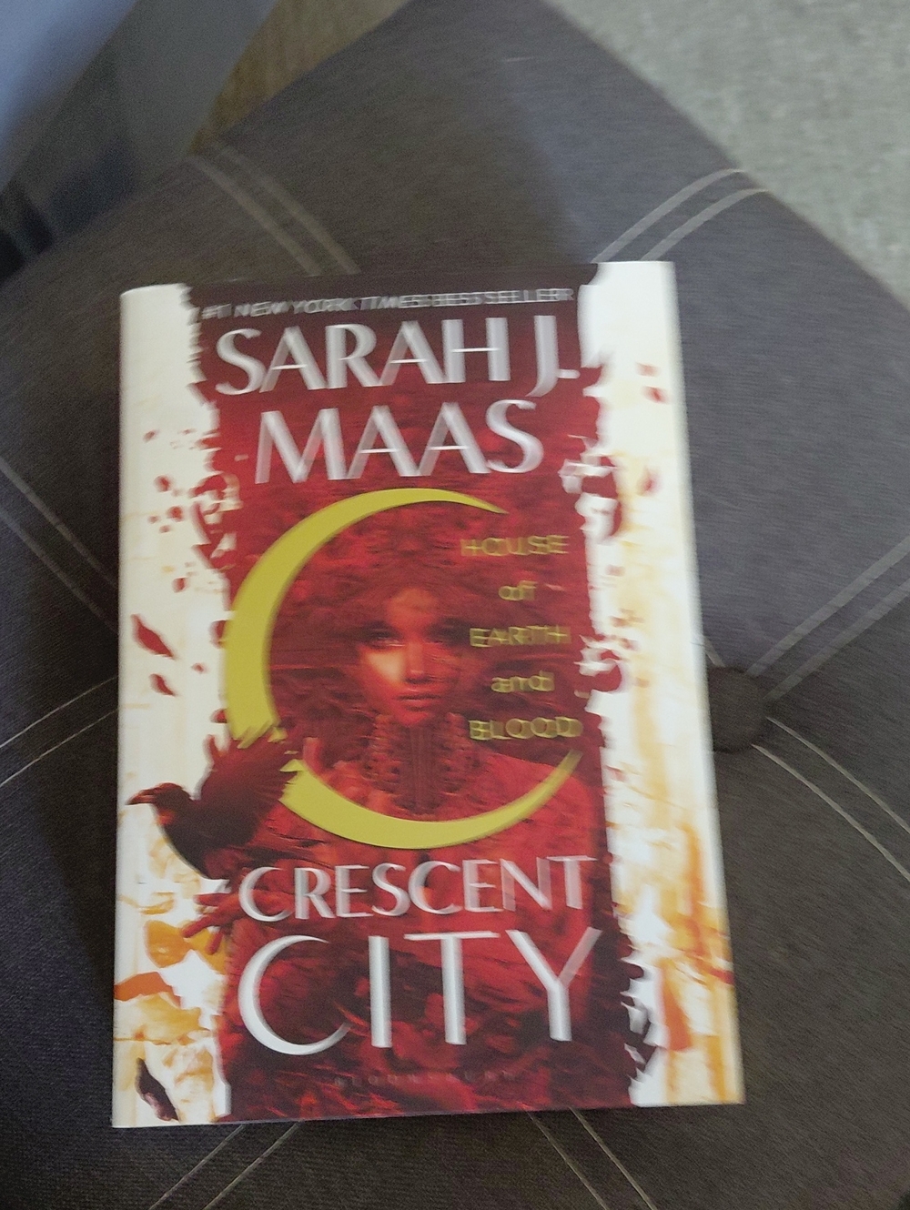Crescent City Hardcover by - Red with Gold Accent
